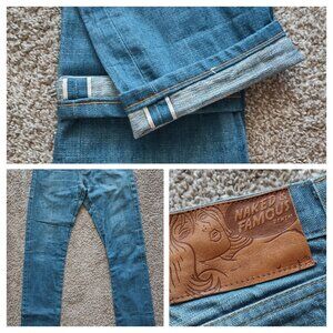 Naked & Famous Denim Skinny Jeans - Classic Blue